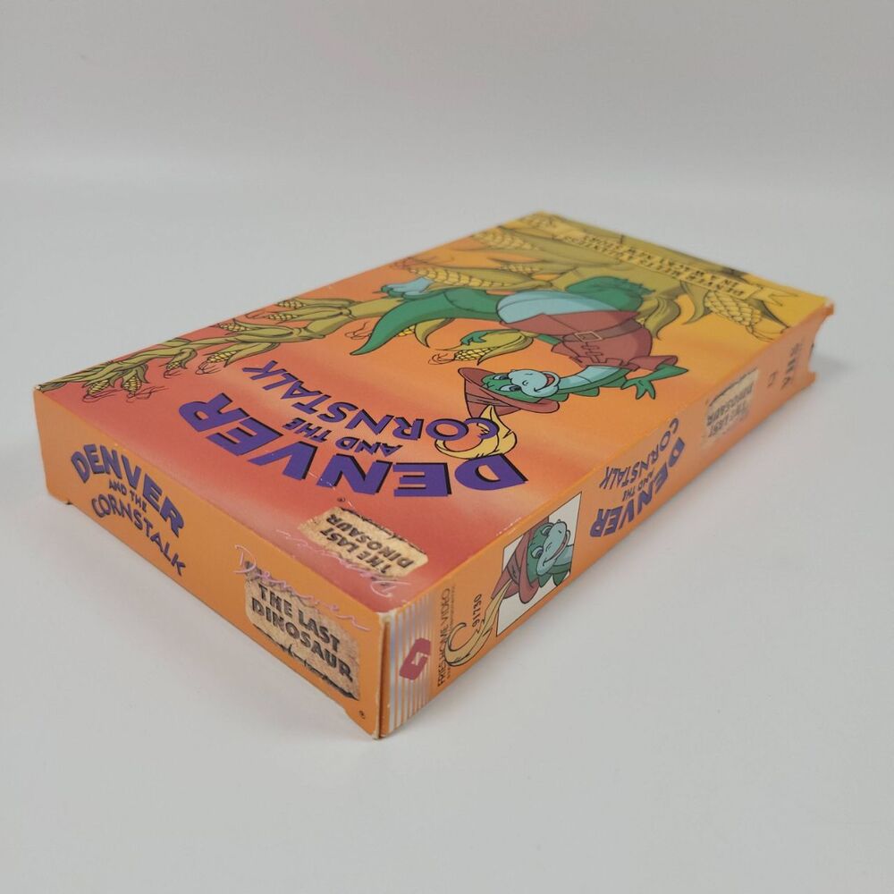 Denver The Last‎ Dinosaur The Cornstalk Animated 1987 VHS Video Tape VTG - Picture 5 of 6